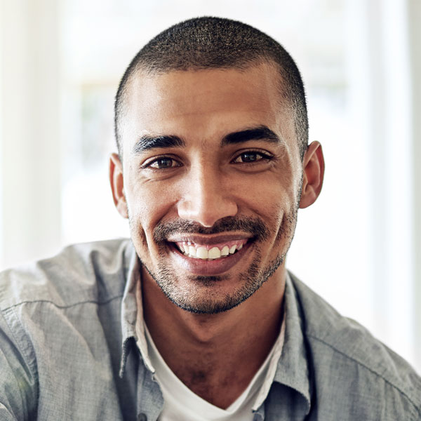 smiling young man